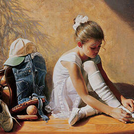Denim to Lace by Greg Olsen