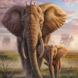 Family Stroll by Phil Jaeger