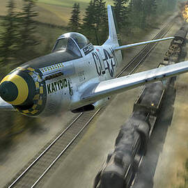 P-51 -- Katydid, King of the Strafers by Robert D Perry