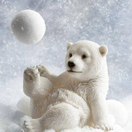 Polar Bear Decoration by Amanda Elwell