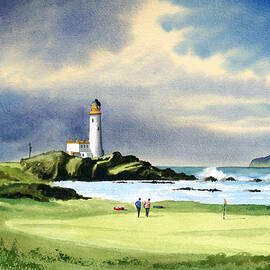 Turnberry Golf Course Scotland 10th Green by Bill Holkham