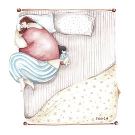 Bed. King size. by Soosh Chouanard