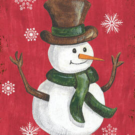 Folk Snowman by Debbie DeWitt
