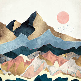 Golden Peaks by Spacefrog Designs