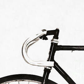 Minimalist Bicycle Painting by Edward Fielding