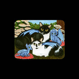 Nami and Rookia's Dragons - Tuxedo Cats