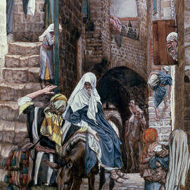 Saint Joseph Seeks Lodging in Bethlehem by Tissot