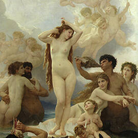The Birth of Venus by William-Adolphe Bouguereau