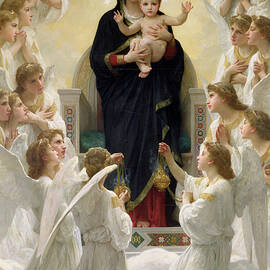 The Virgin with Angels by William-Adolphe Bouguereau