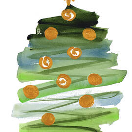 Abstract Christmas Tree Ii by Lanie Loreth