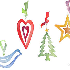Modern Christmas Ornaments by Lanie Loreth