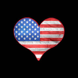 American Flag Heart by Flippin Sweet Gear