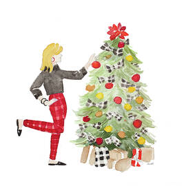 Decorating Christmas I by Lanie Loreth