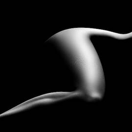 Nude woman bodyscape 9 by Johan Swanepoel