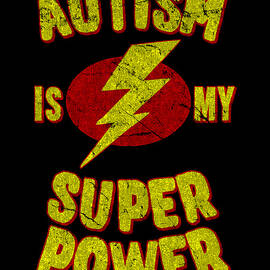 Autism Is My Superpower Retro by Flippin Sweet Gear