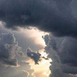 Dramatic Clouds at Sunset by Team of Monkeys