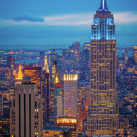 Empire State Blue Night by Inge Johnsson