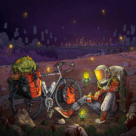 Fullerton Beach Break by EvanArt - Evan Miller