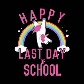 Happy Last Day of School Unicorn Dancing by Flippin Sweet Gear