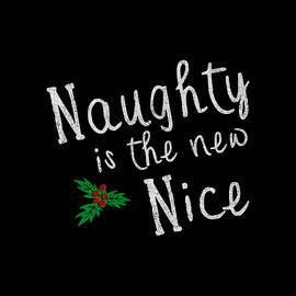 Naughty Is New Nice Retro by Flippin Sweet Gear