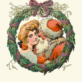 Santa Claus wreath by Madame Memento