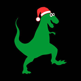 Santasaurus Santa T-Rex Dinosaur Christmas by Flippin Sweet Gear