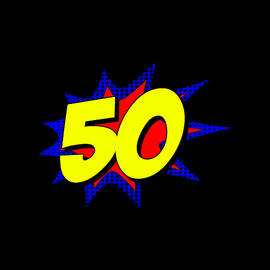 Superhero 50 Years Old Birthday by Flippin Sweet Gear