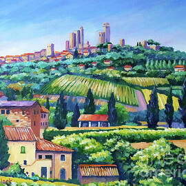 The Towers of San Gimignano by John Clark