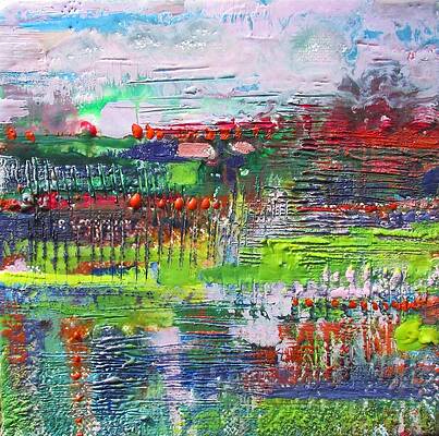 Abstract landscape by Christine Wenderoth