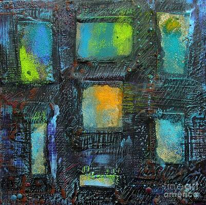 Blue Abstract by Christine Wenderoth