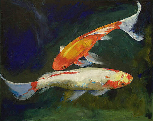 Feng Shui Koi Fish by Michael Creese