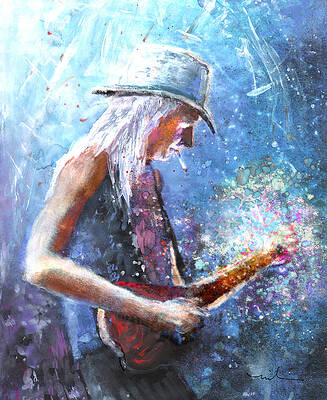 Johnny Winter by Miki De Goodaboom
