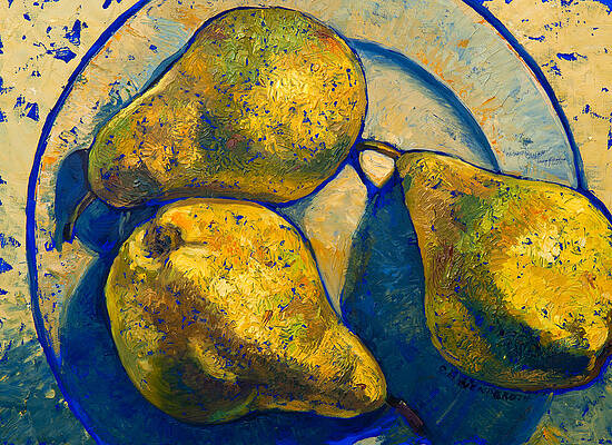 Pear x 3 by Christine Wenderoth