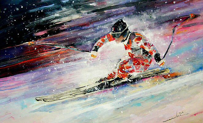 Skiing 01 by Miki De Goodaboom