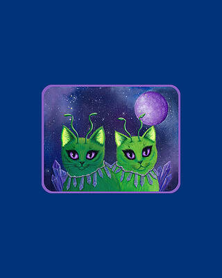 Alien Cats by Carrie Hawks