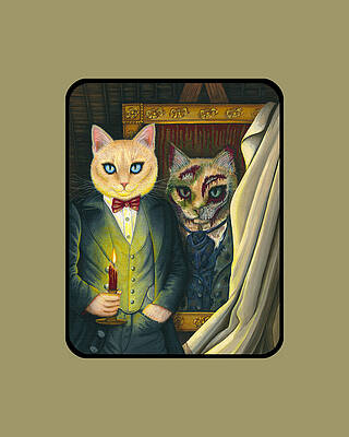 Dorian Gray as a Cat by Carrie Hawks