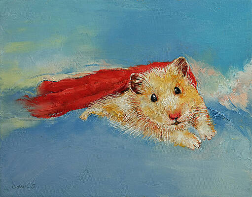 Hamster Superhero by Michael Creese