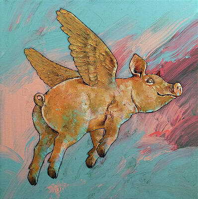 Flying Pig by Michael Creese