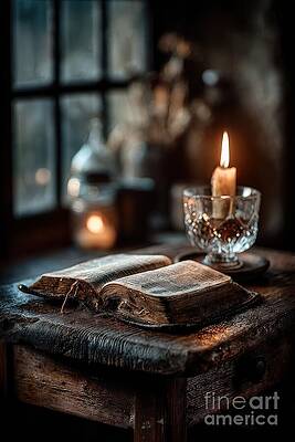 Candlelit Reading Ambience by Lauren Blessinger