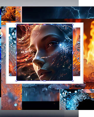 Elemental Fusion of Woman and Nature by Heather Spillman