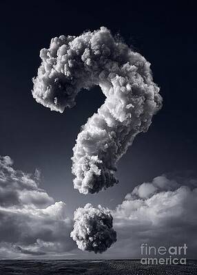 Question Mark Cloud Formation by Lauren Blessinger