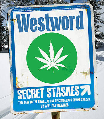 Wall Art featuring the digital art Secret Stashes by Westword
