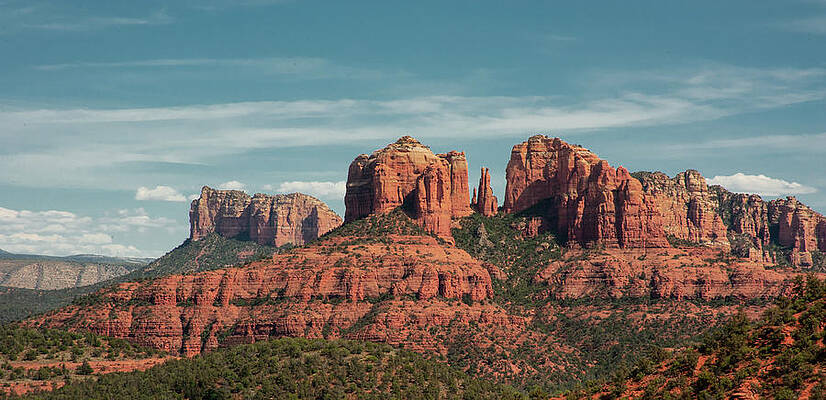 The Red Rocks of Sedona by S Katz