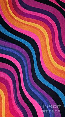 Vibrant Curves in Motion by Lauren Blessinger