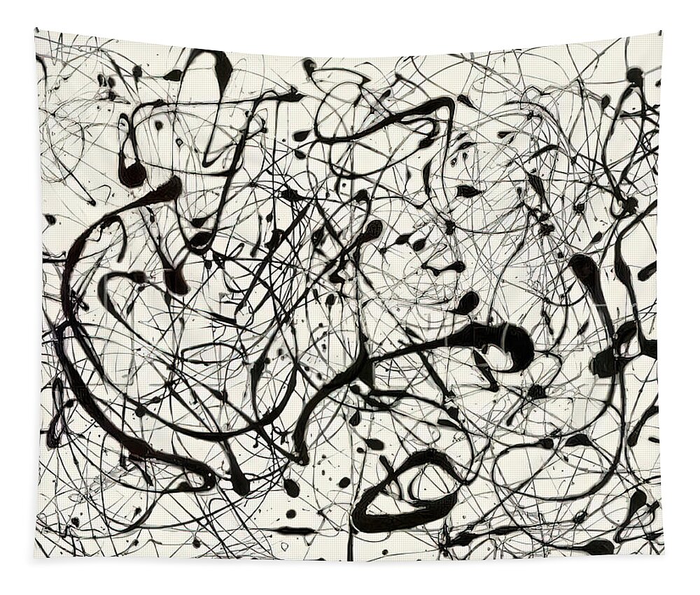 Number 14 - Gray Tapestry by Jackson Pollock - Indie Art Dream