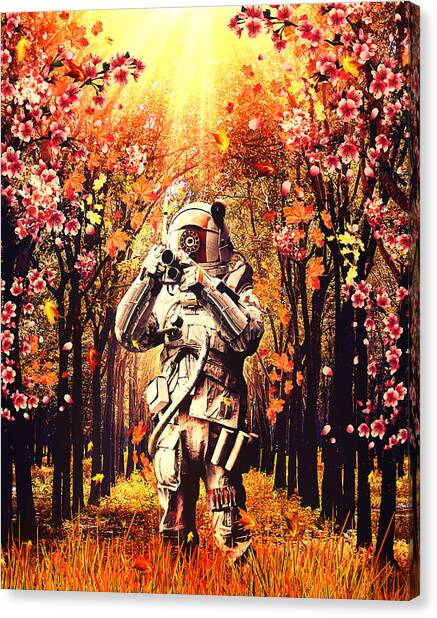 Earth 2501 Camera Boy Canvas Print