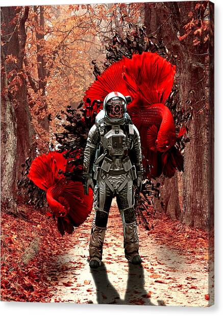 Earth 2501 Red Tail Canvas Print