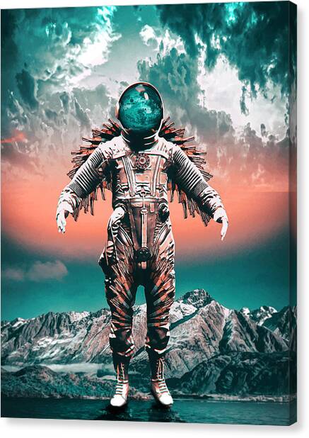 Earth 2501 The Savior Canvas Print