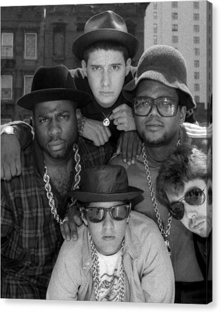 Hip Hop Legends in Urban Setting Canvas Print