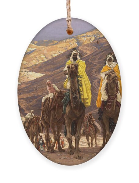 The Three Wise Men on Camels Ornament
